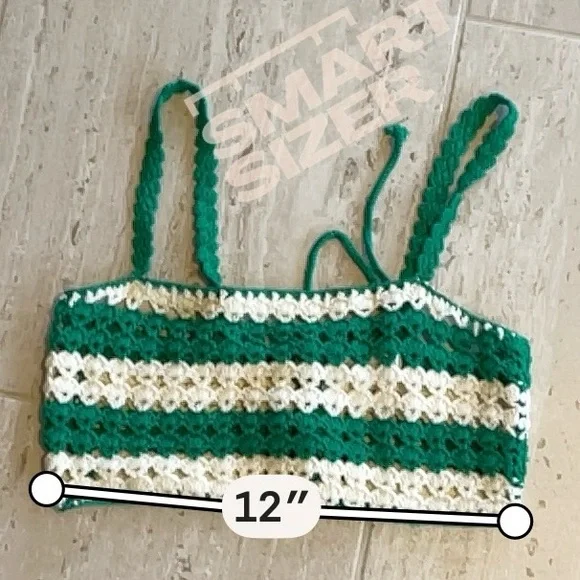Lovers + Friends Green and White Crochet Skirt Set - Picture 11 of 12